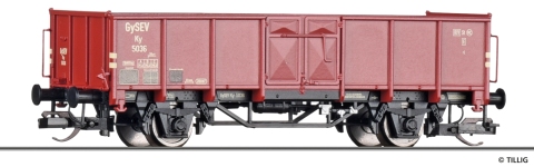 Tillig 14094 - TT - Offener Güterwagen Ky, GYSEV, Ep. III